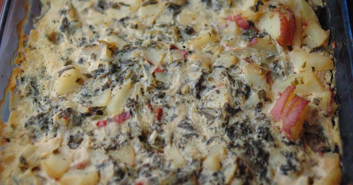 Vegan Potato and Collard Greens Casserole