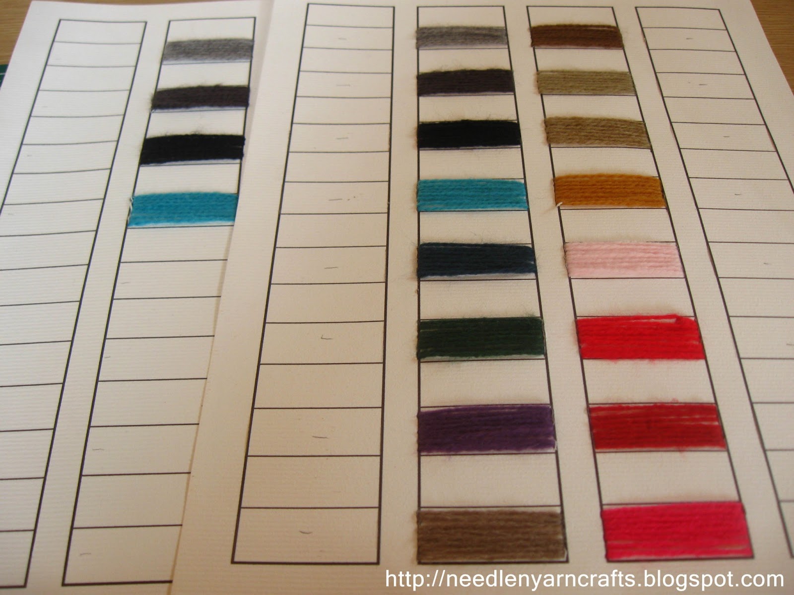 Needle&Yarn Crafts Yarn Swatches!