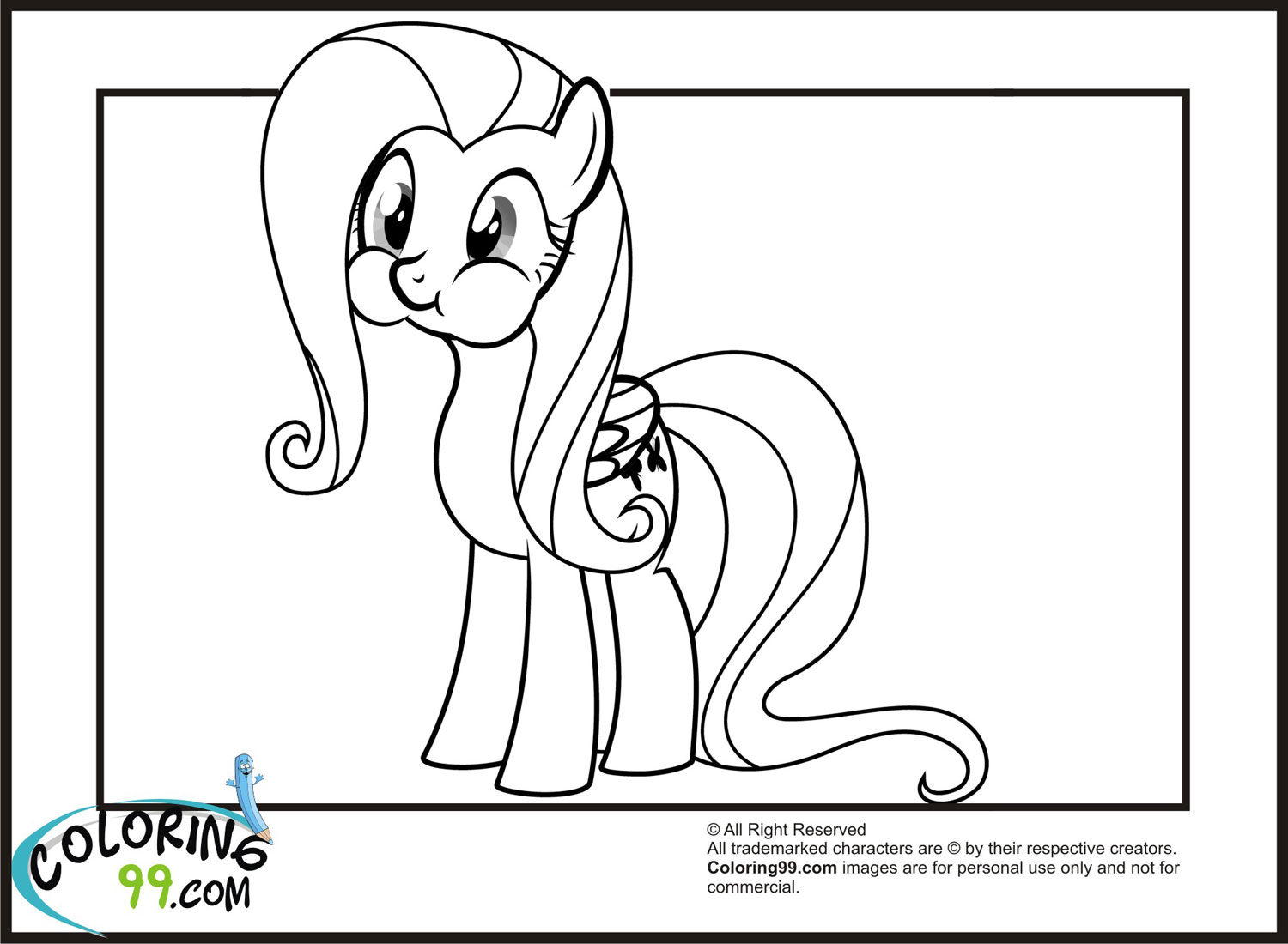 my little pony fluttershy coloring pages minister coloring