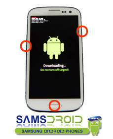 شرح دخول في وضع الداونلود سامسونج I9300 I9300+Download+mode