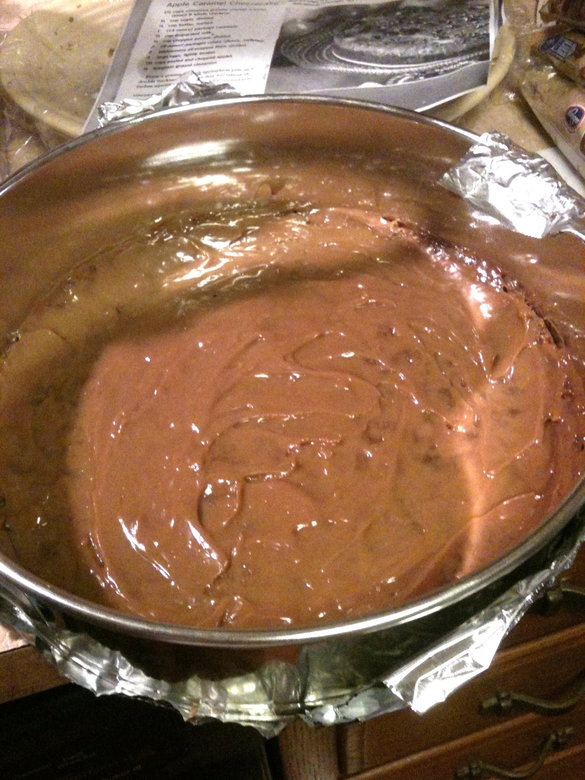 Gluten Free Apple Caramel Cheesecake