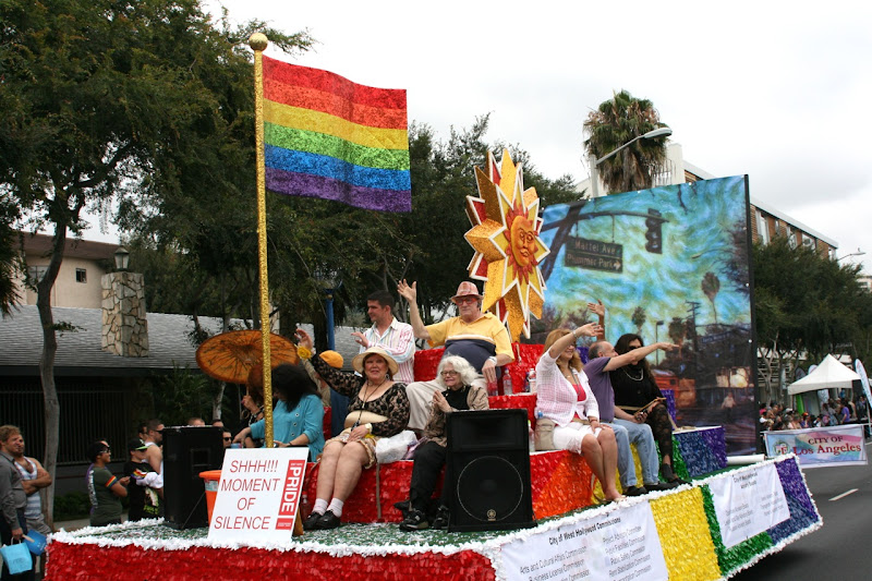 WEHO Pride Parade float