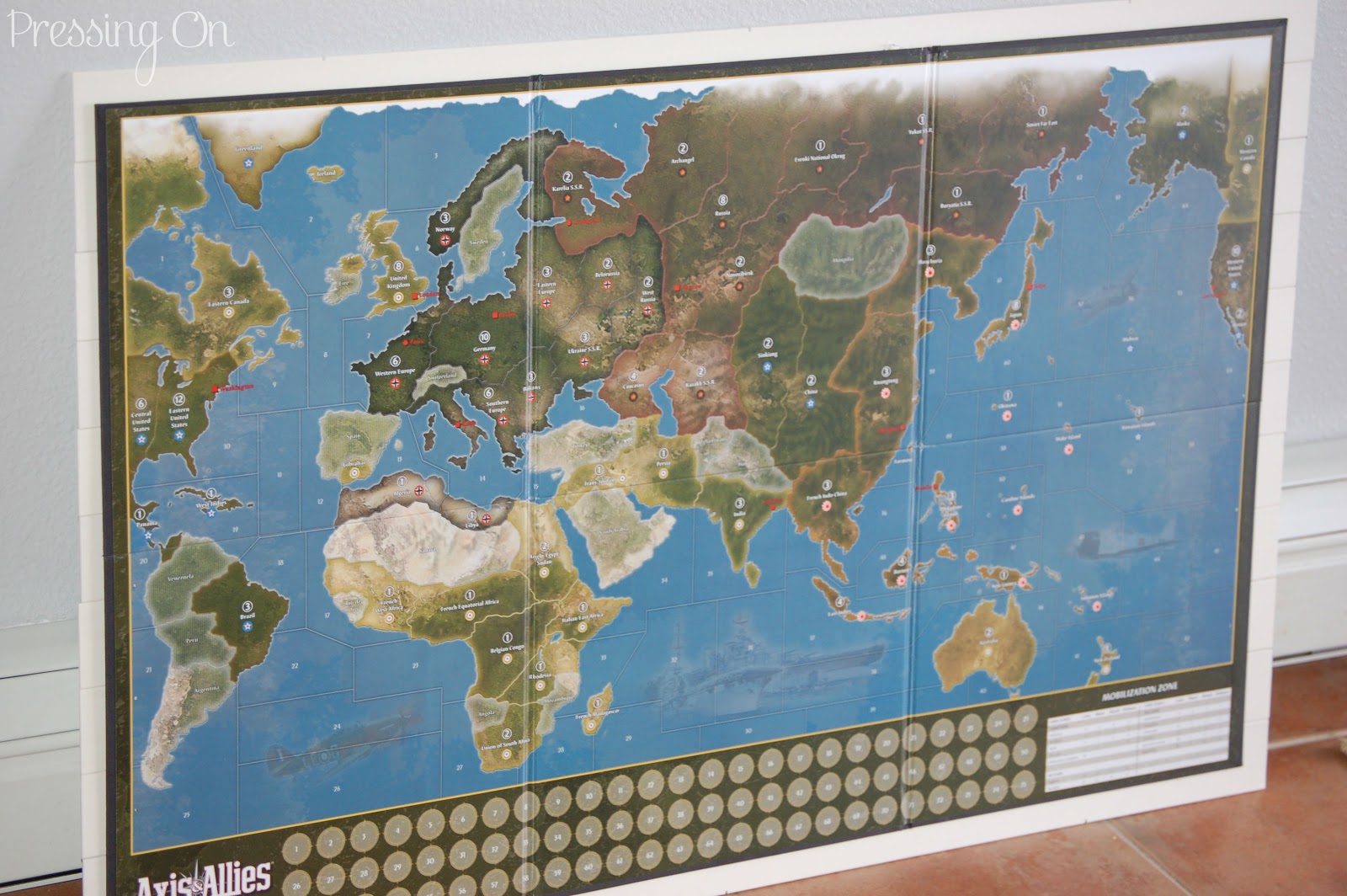 Pressing On Board Game Wall Art