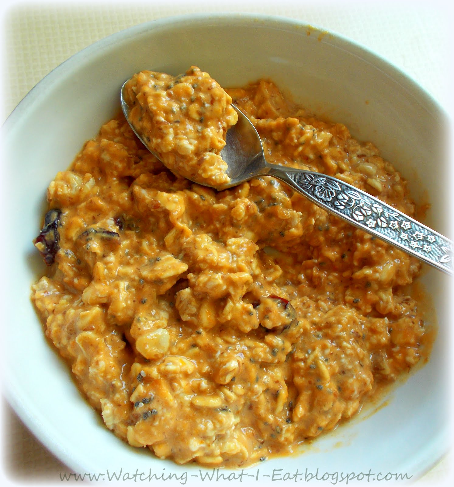 Watching What I Eat Super Easy Overnight Refrigerator Oatmeal a no