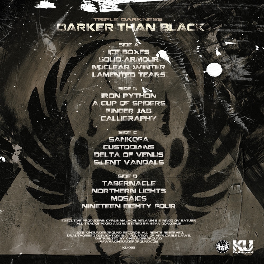 HipHop-TheGoldenEra: Triple Darkness - Darker Than Black 2XLP + 7