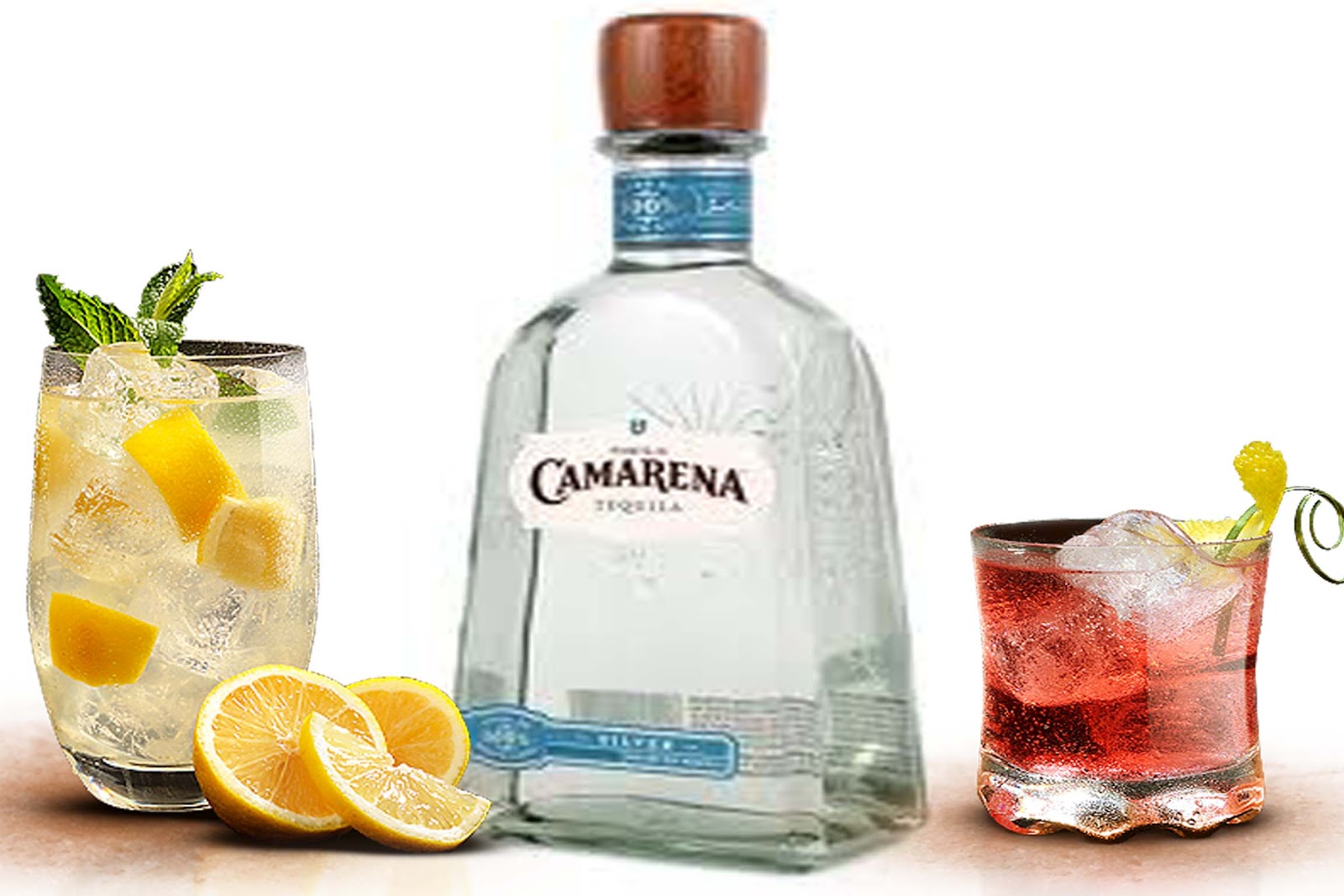 El Tequila Camarena Silver y 2 Cócteles con su Tequila