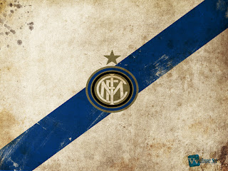 Inter Milan Logo on Old Paper Texture HD Wallpaper