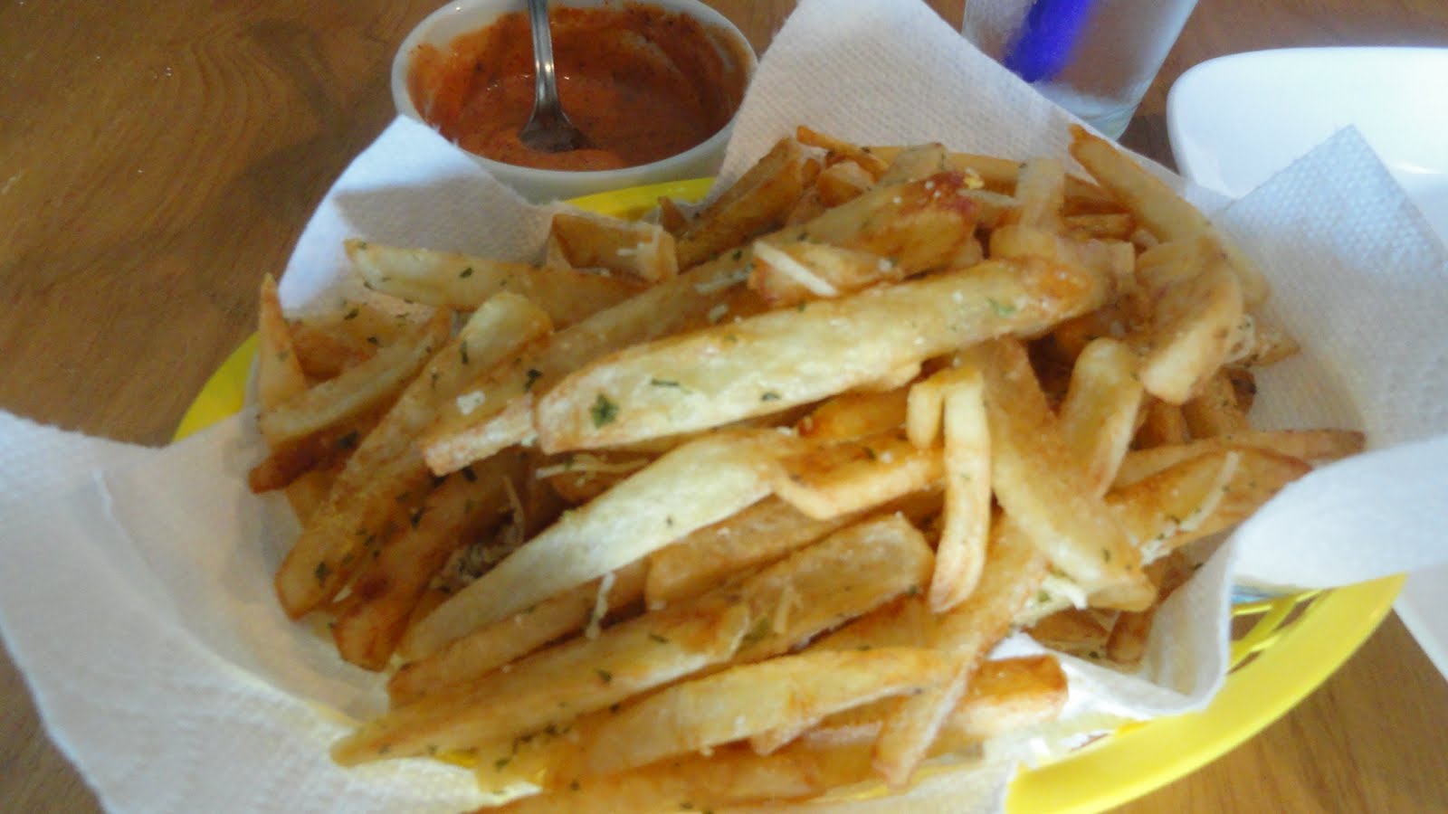 The OnCall Cook Parmesan Fries with Cajun Fry Sauce