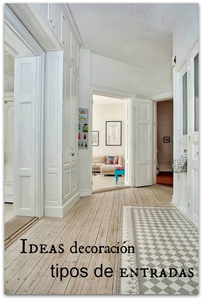En casa de Oly: 15 Ideas de decoración para cada tipo de entrada