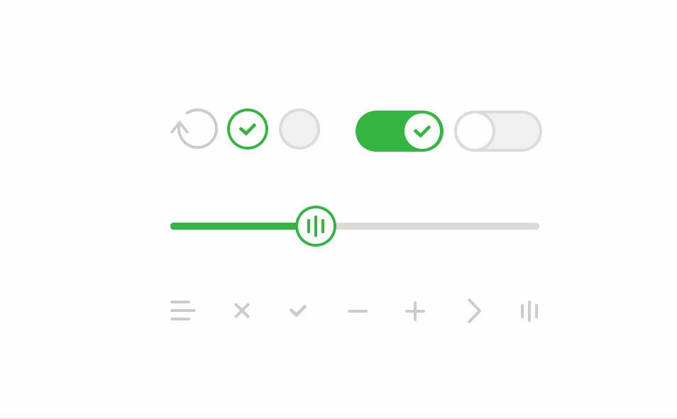 Flat UI Kit – Basic UI control elements Flat UI Kit – Basic UI control elements