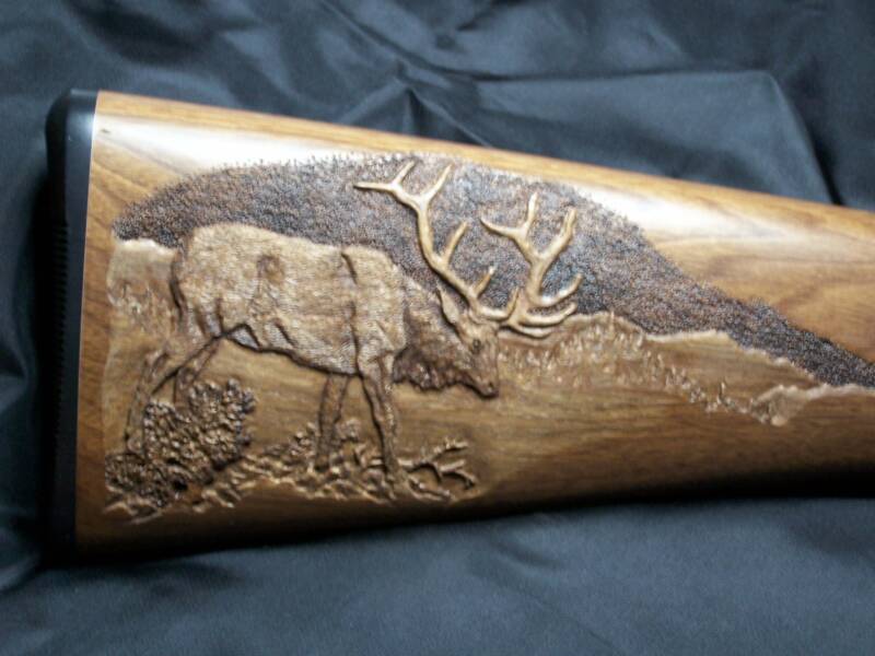 Awesome Pics Gunstock, Woodcarving and Engraving Kevin's