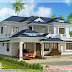 4 BHK Kerala style house elevation - 3074 Sq.Ft.