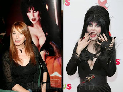 Antes e depois da atriz que fez Elvira