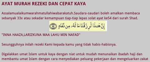 6 Doa Cepat Kaya dalam 1 Hari dan Diberikan Rezeki yang Melimpah oleh Allah  SWT - Hot