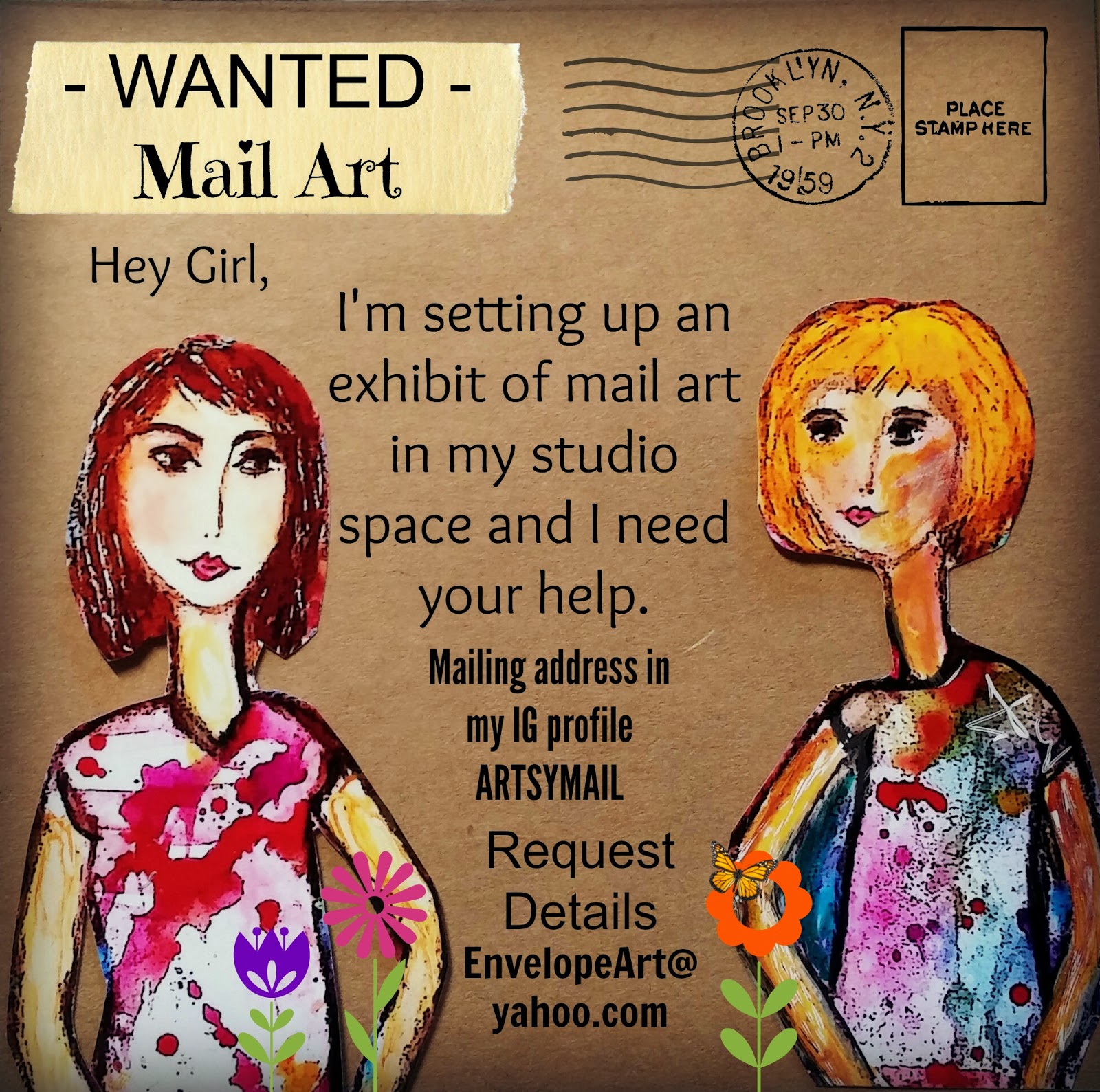 Mail me some art Mail Art Call