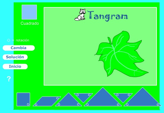 Un gato, un conejo, un cisne y otros animales ponen a prueba tu ingenio en el Tangram.