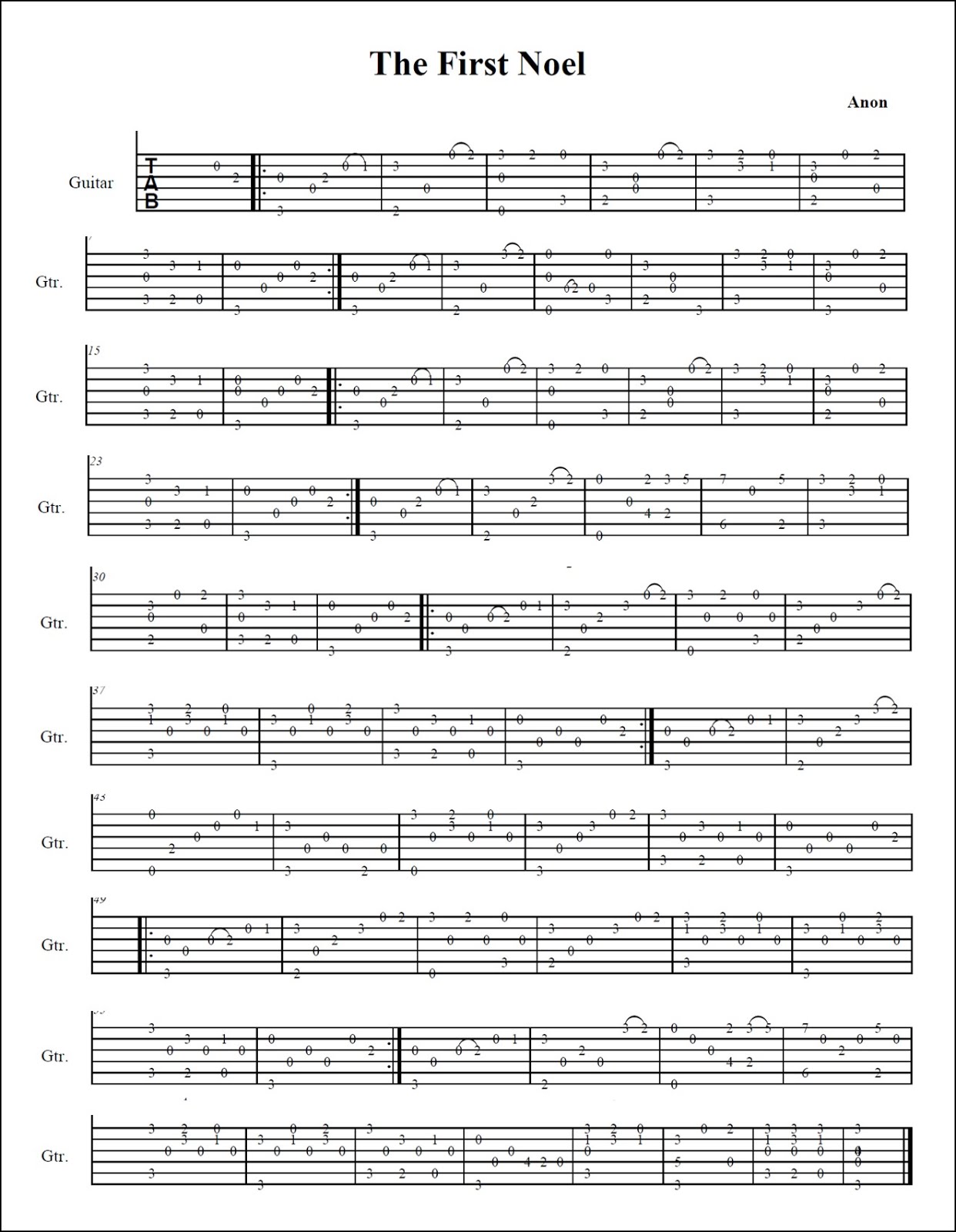 Sheet Music and Tabs for Classical Guitar & Fingerstyle Guitar - Primo  Guitar