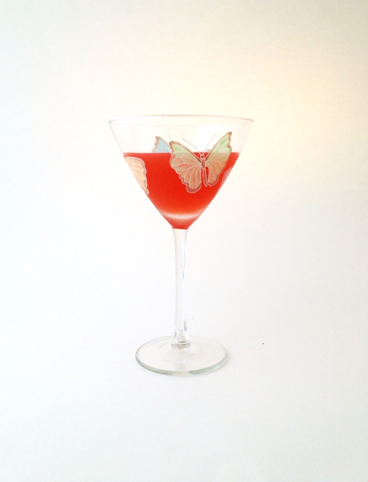 TOASTED GLASS Butterfly Cocktails