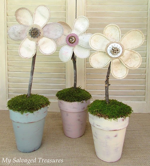 Someday Crafts Baseball Flowers