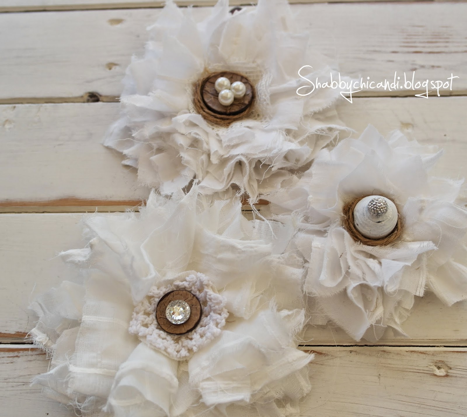 Shabby chic and i shabby chic, diy und deko: shabby chic blüten