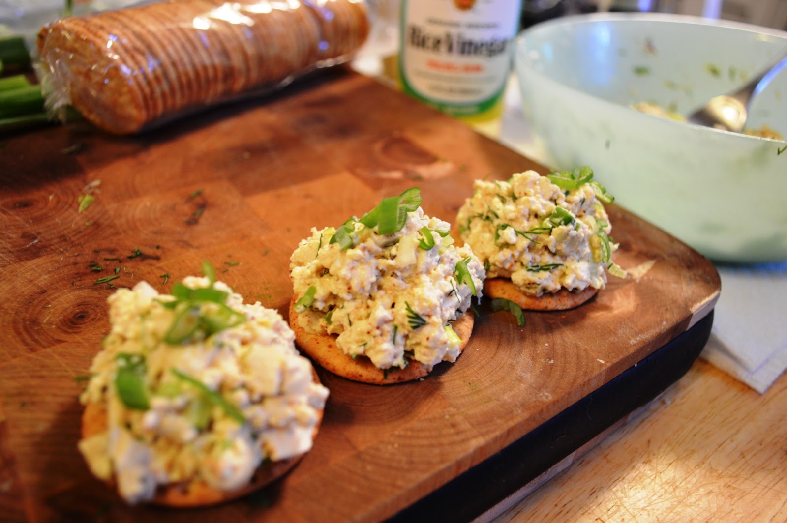 Clever Soiree Meatless Monday Lunch Cajun Eggless Egg Salad