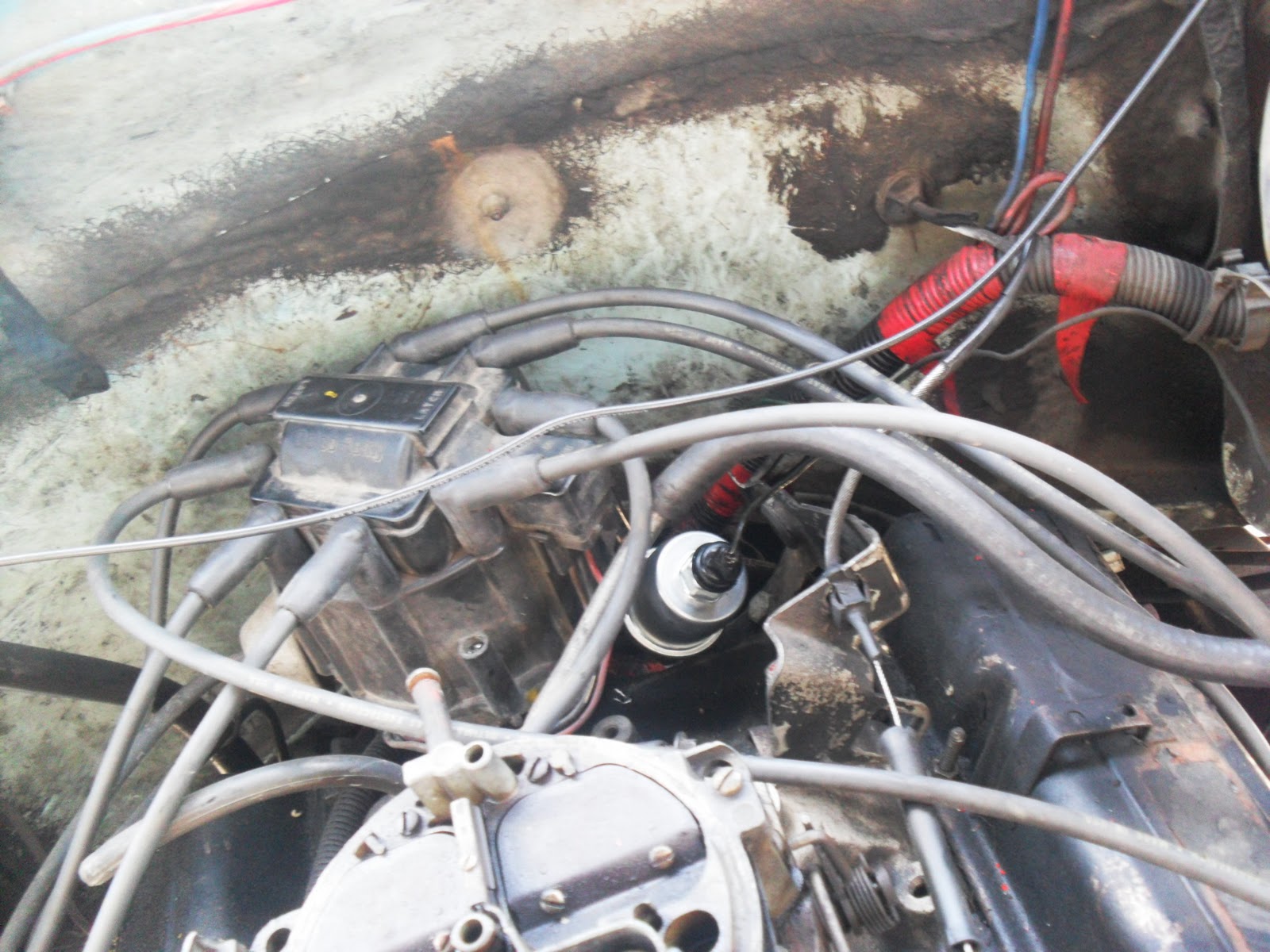 1978 Chevy C10 UNDER THE HOOD OIL PRESSURE SENDING UNIT