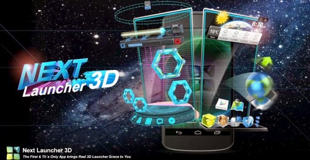 Next Launcher 3D Shell Apk v3.08 Apps