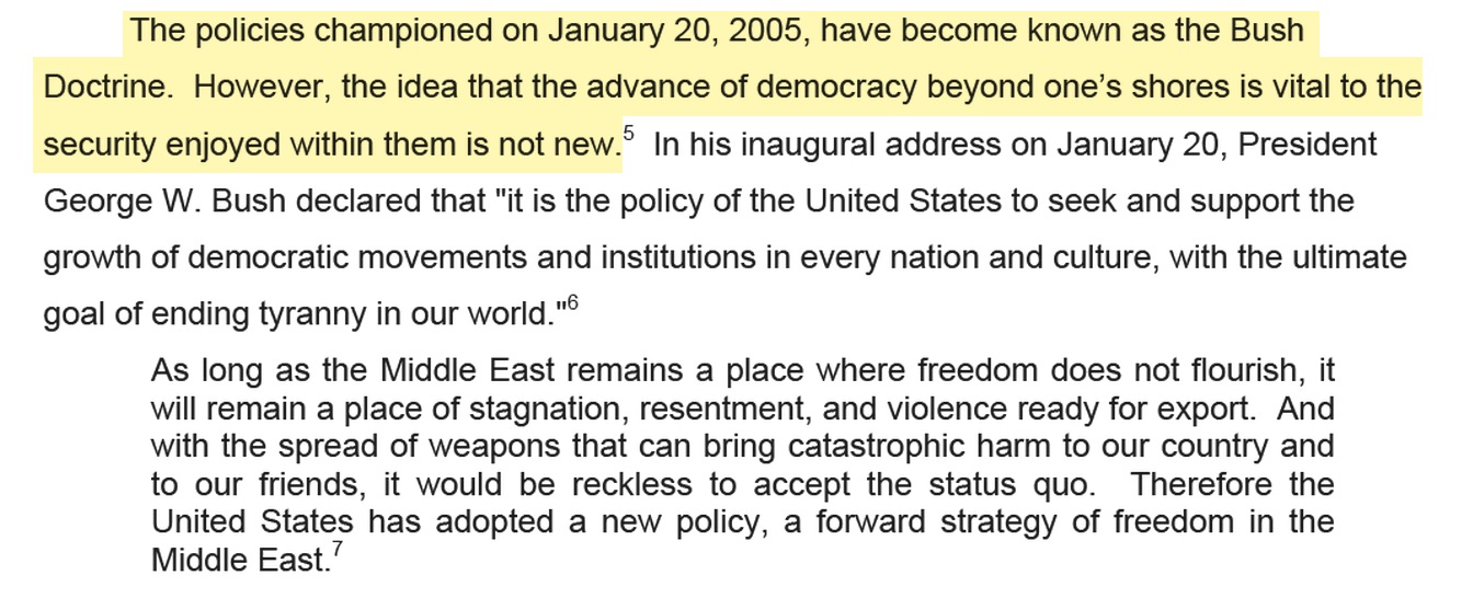 an analysis of three bush quotes about the middle east an analysis of three bush quotes about the middle east