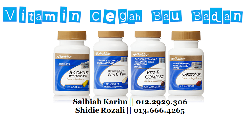 vitamin cegah bau badan vitamin cegah bau badan pengedar shaklee putrajaya
