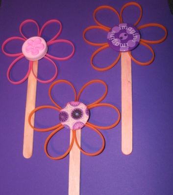 Zip Tie Flowers