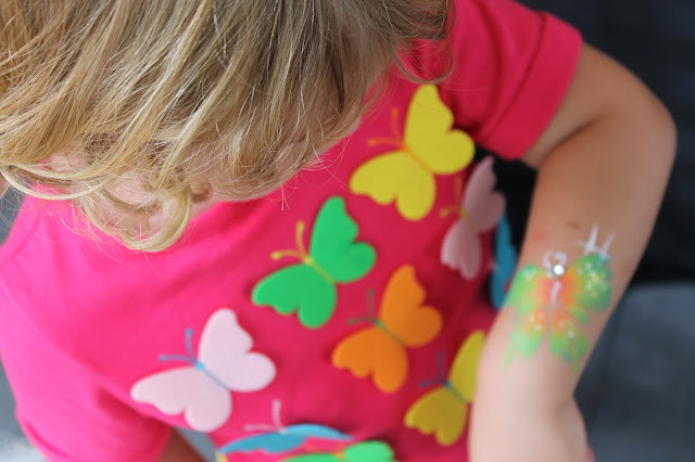 Free face painting at the CNE Canadian National Exhibition Toronto Canada