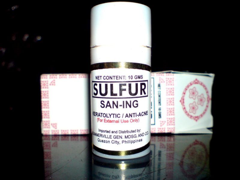 How to get rid of pimples immediately SULFUR SANING MEDICATED CREAM