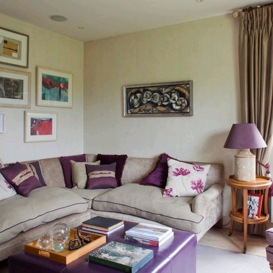 Espacios interiores con toques violeta Ideas para decorar, diseñar y