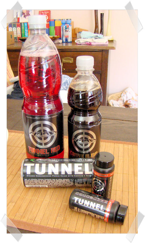 CinnyHome Produkttest Tunnel Energy Drinks