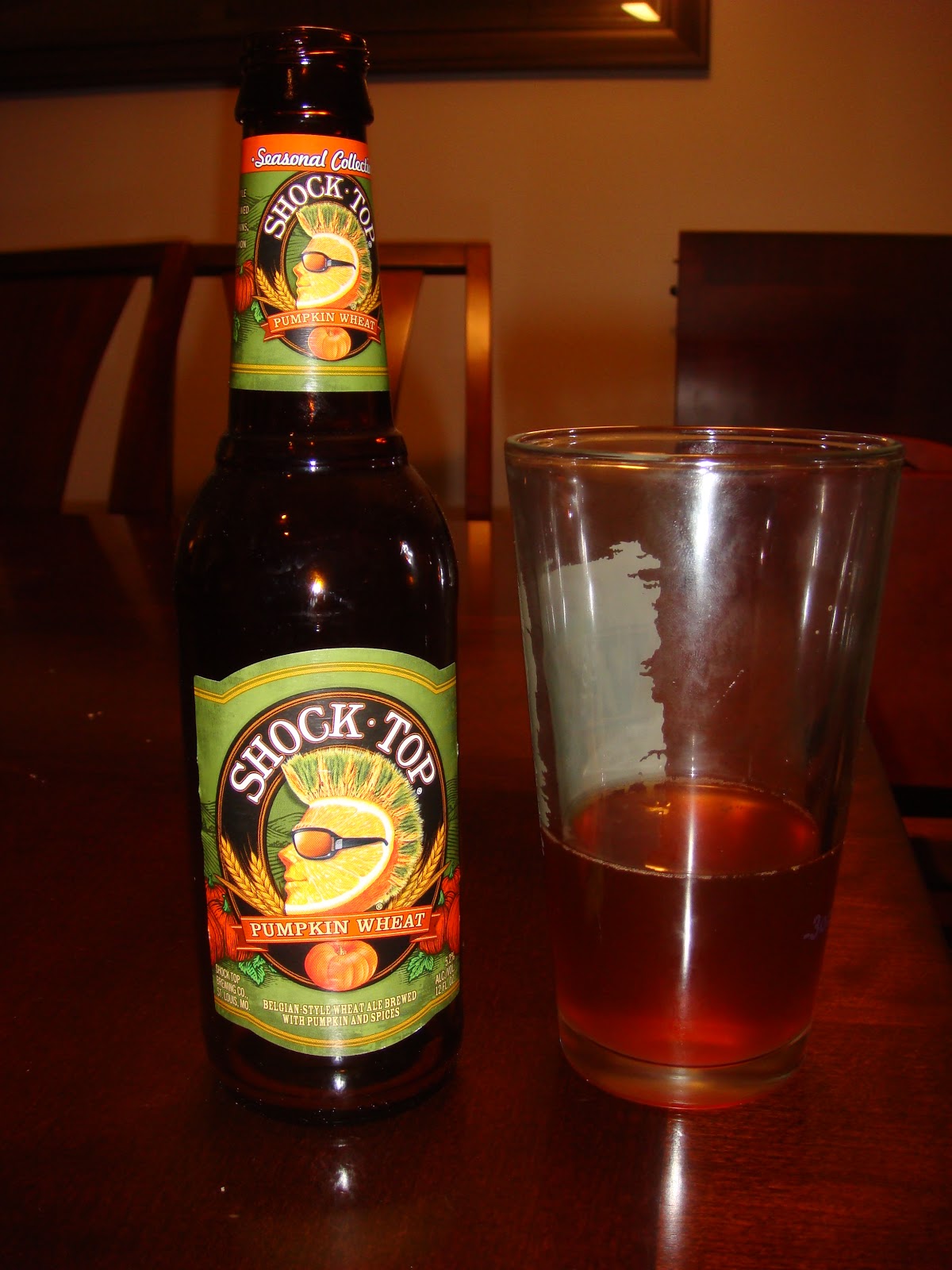 Beer Me Wilk! Shock Top Pumpkin Wheat Ale