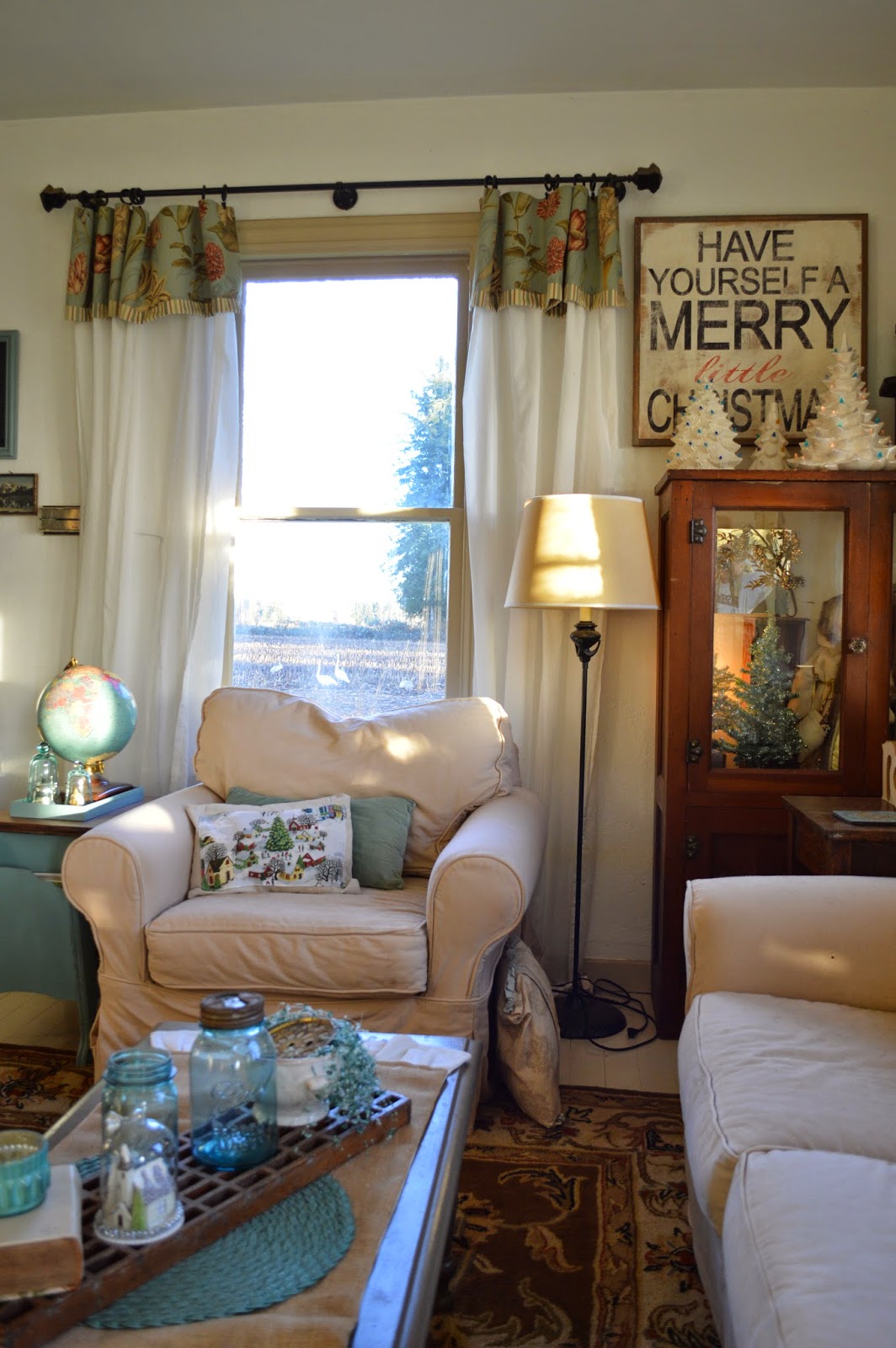 a holiday project my version of pottery barn winter village pillows