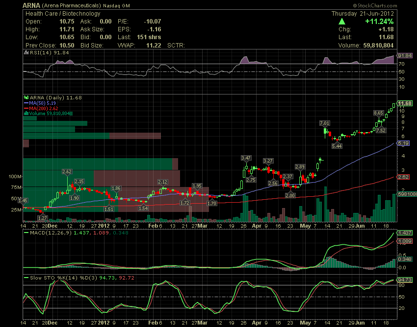 Arna stock options