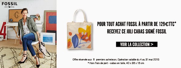 Offre spéciale Fossil en Mai chez Montres et Plus Offre spéciale Fossil en Mai chez Montres et Plus