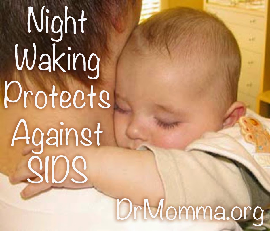 peaceful parenting Night Waking Protects Against SIDS