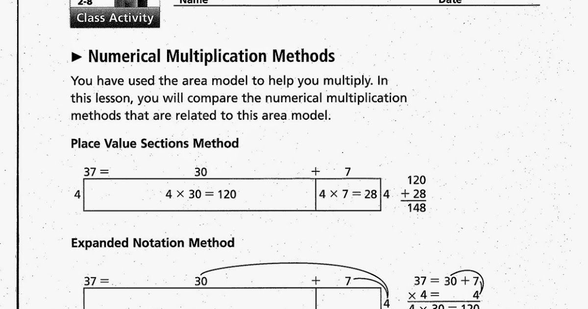 4th Grade Findings: 3 Multiplication Methods