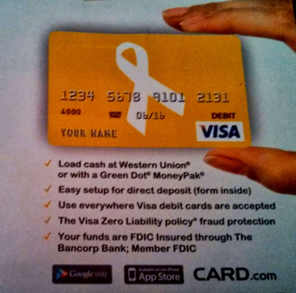 Grandma Bonnie's Closet Personalized VISA Prepaid Debit Card