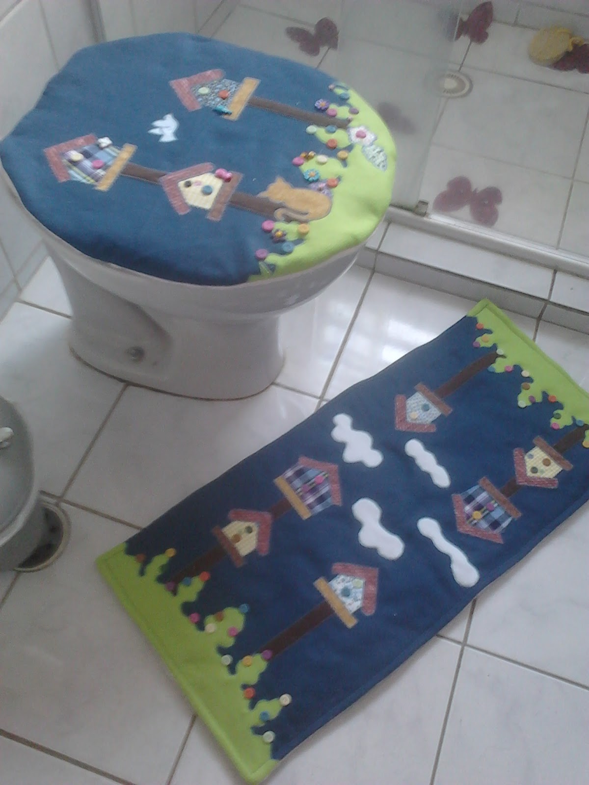 Tapete Patchwork Simples : P? com Pano by Auri: Kit para Banheiro em Patchwork Tapete Patchwork Simples : P? com Pano by Auri: Kit para Banheiro em Patchwork