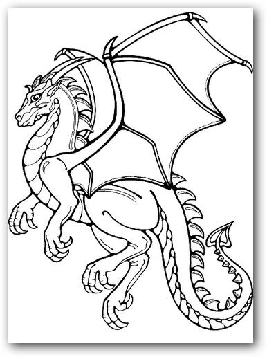 Dibujos para colorear dragones | Dibujos para Colorear