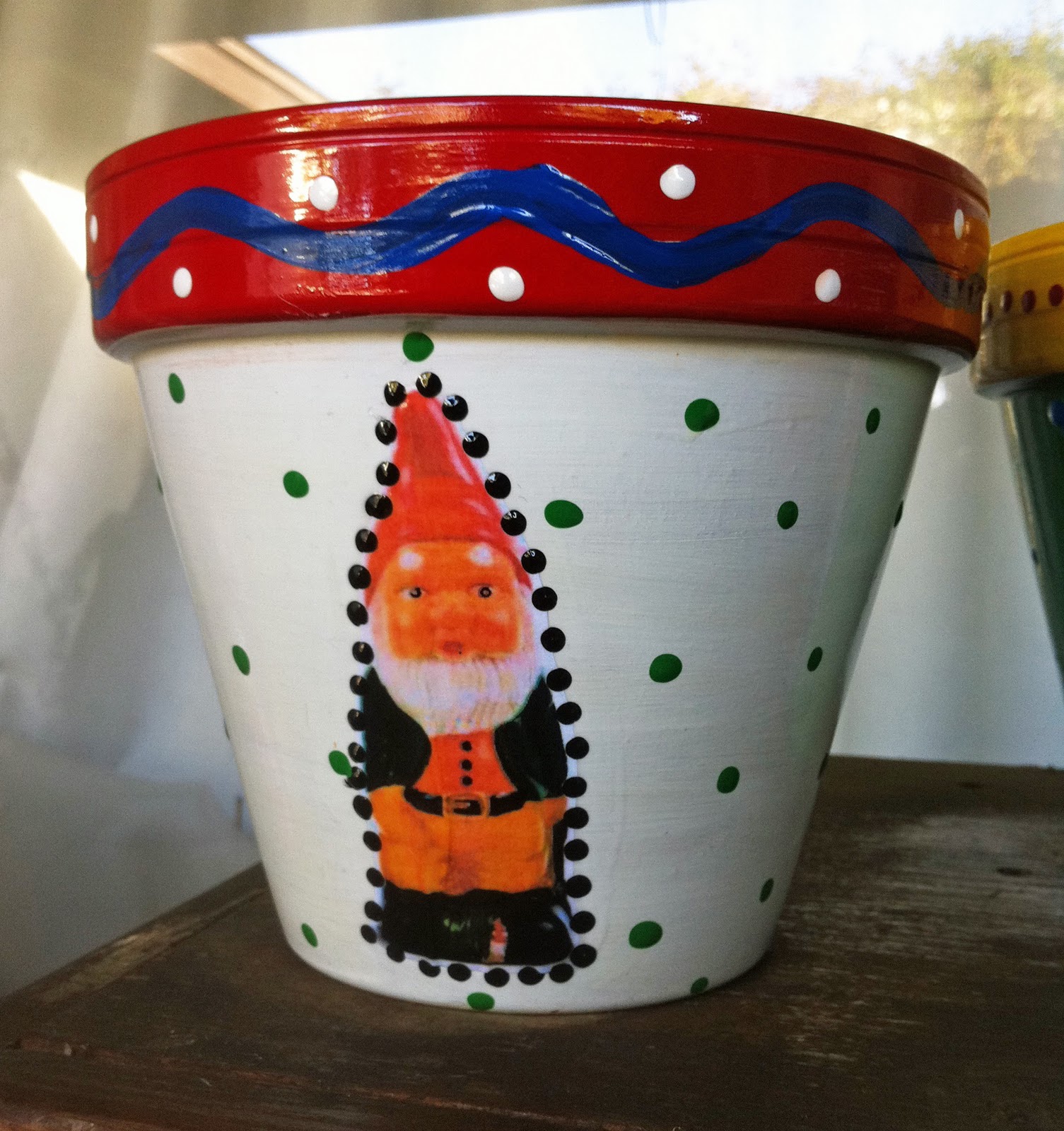 Happy Gnome Flower Pots The Crafty Chica