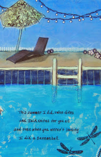 Swimming, close-up