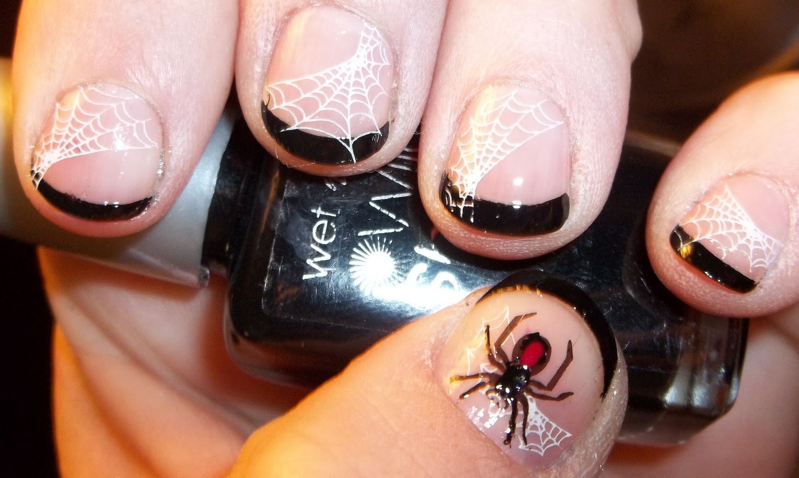 Nails Actually: Halloween French Tips