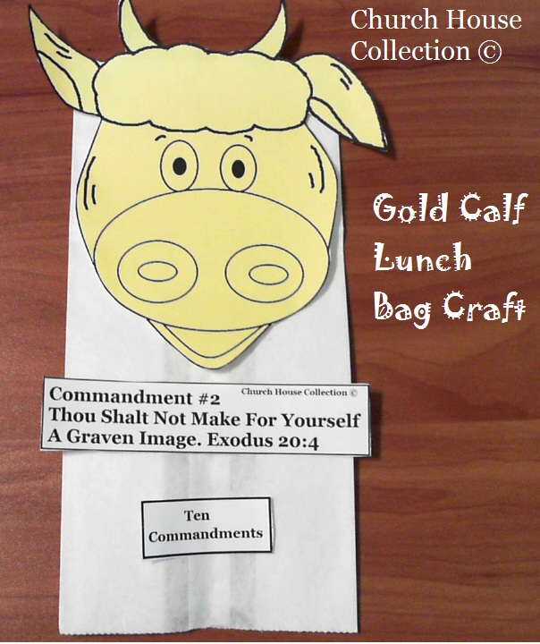Church House Collection Blog: Gold Calf Lunch Bag Craft For Ten