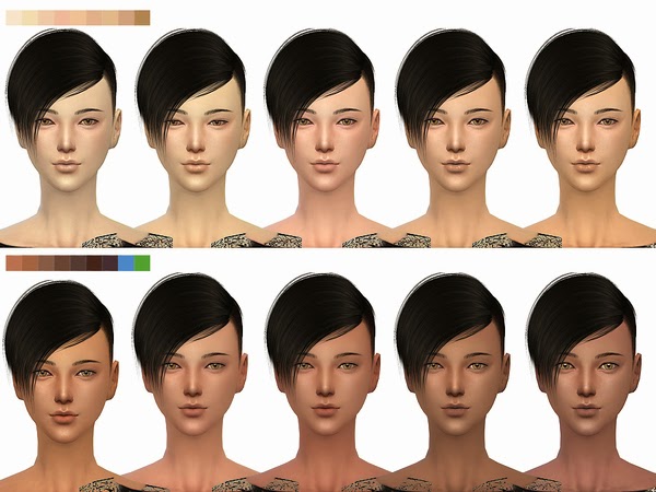 Sims 3 asian face mods Sims 3 asian face mods