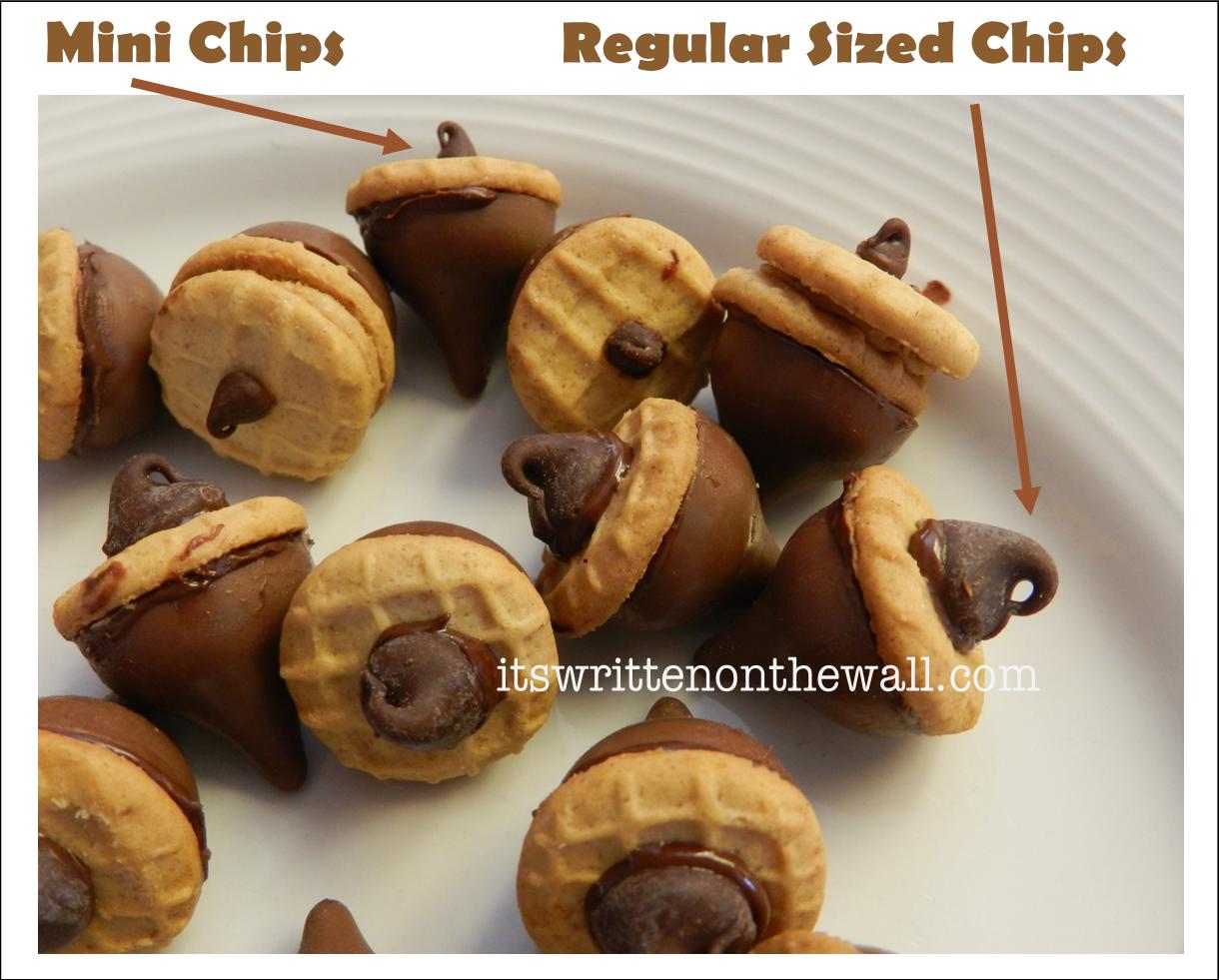 Halloween Treat Acorn Cookies Hershey Kiss & Nutter Butter's