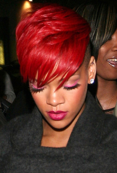 Rihanna red hair color